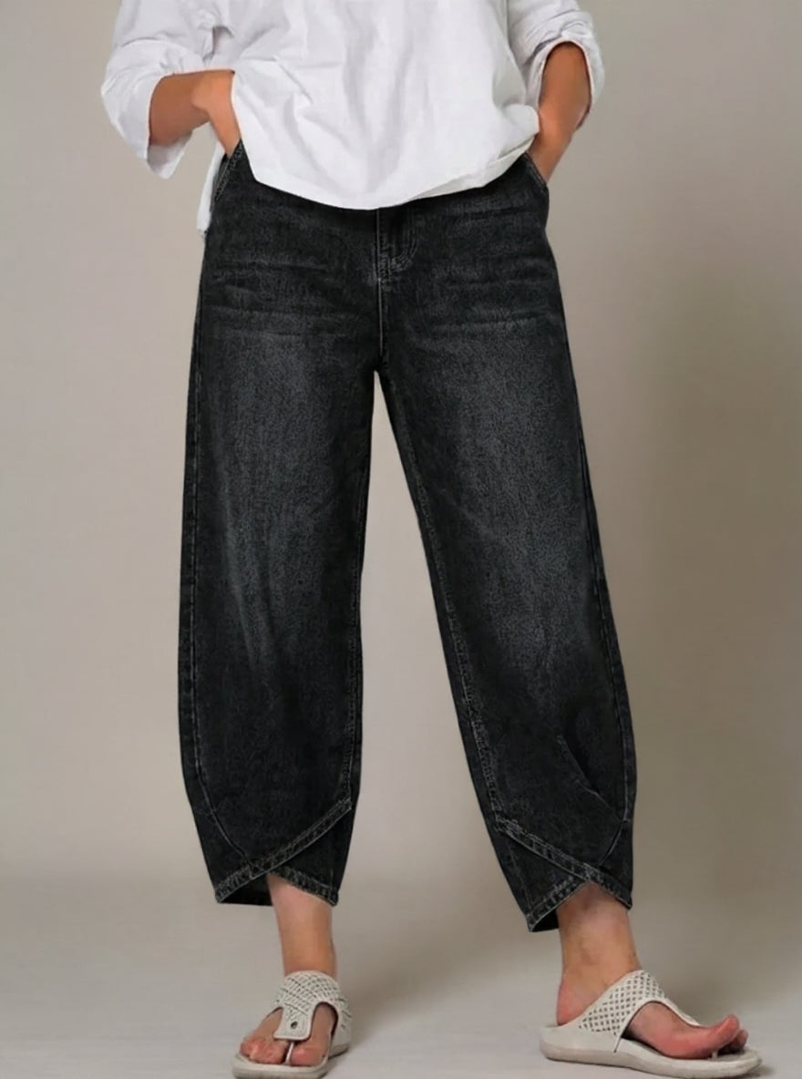 Tannie | Denim Katoenen Broek