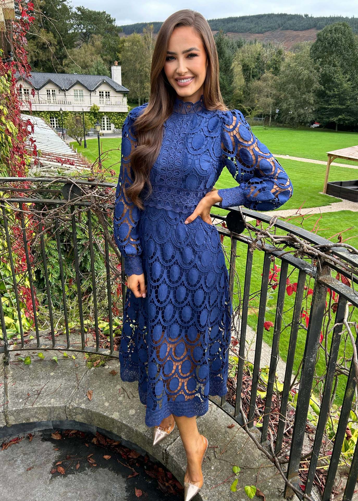 Sukienka midi Charlotte