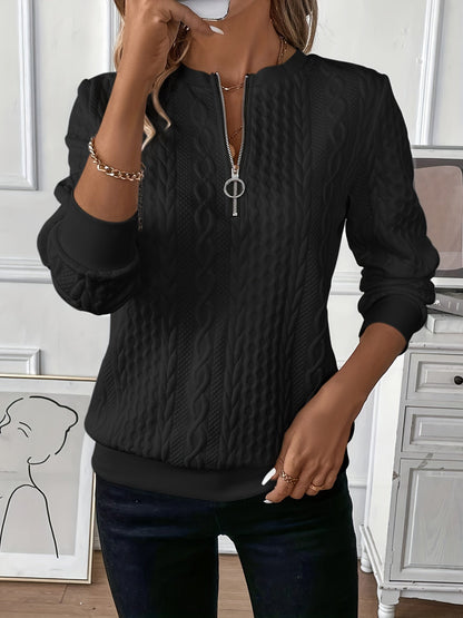 Amy™ | Sweter zapinany na zamek 