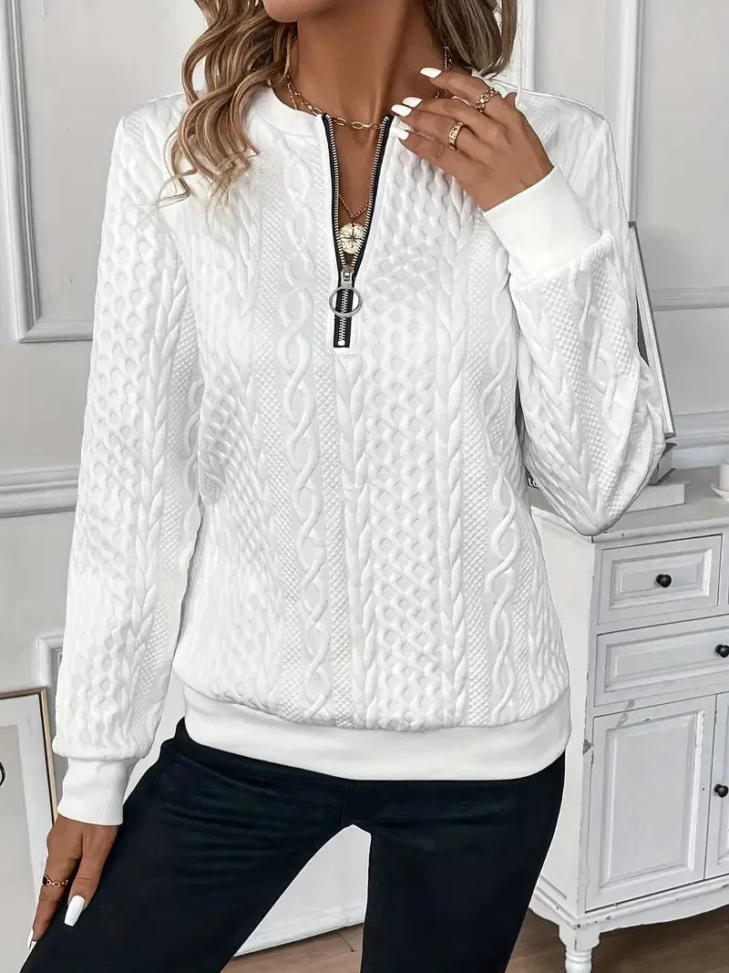 Amy™ | Sweter zapinany na zamek 