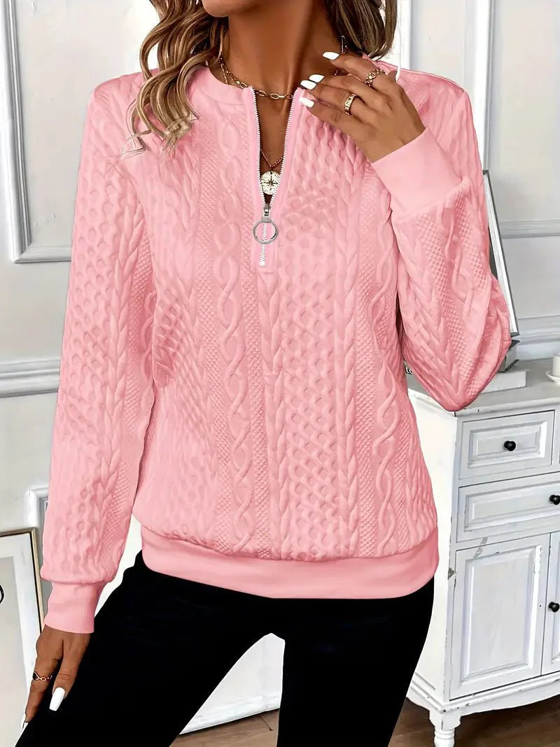 Amy™ | Sweter zapinany na zamek 
