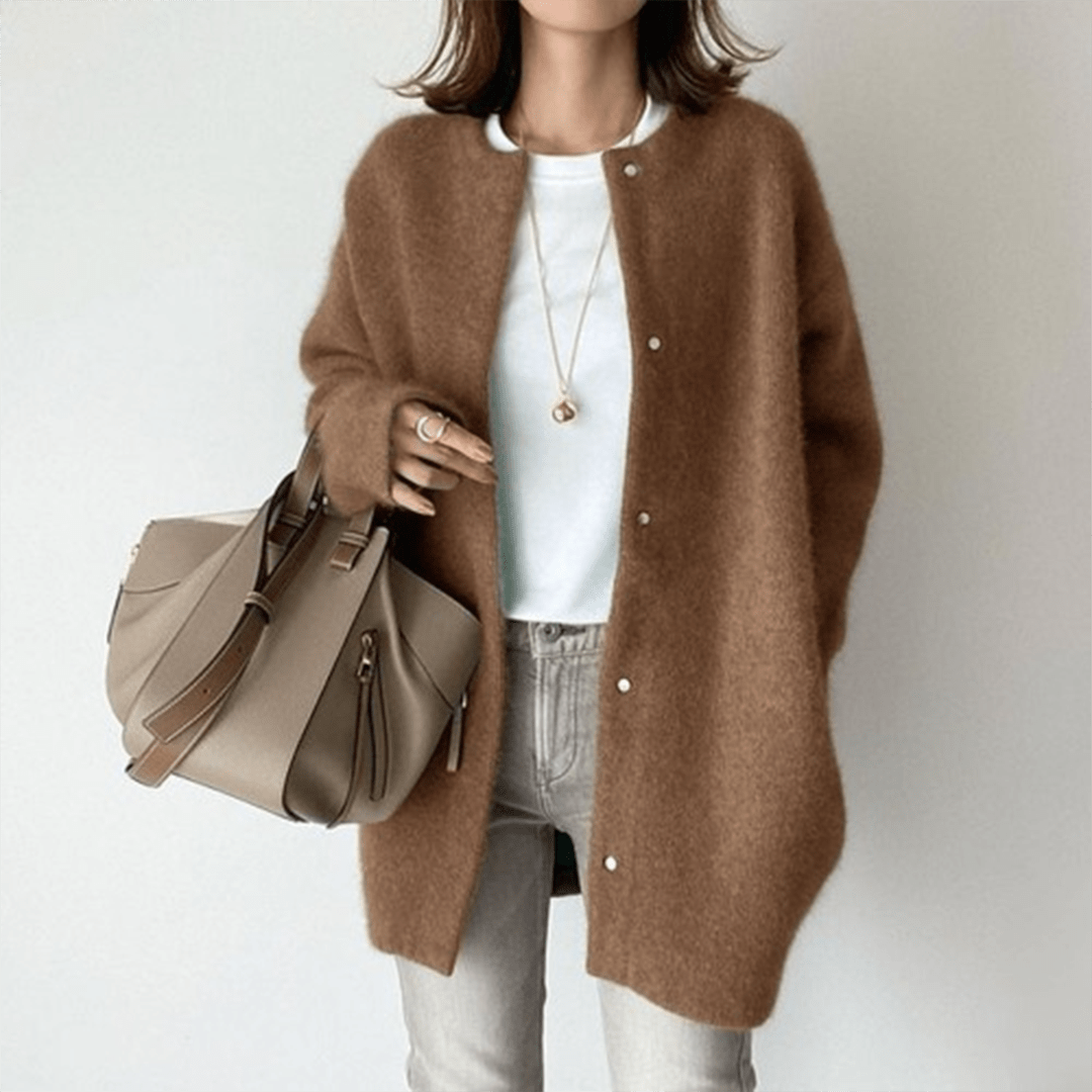 ANOA™ | ELEGANCKI KARDIGAN Z KASZMIRU