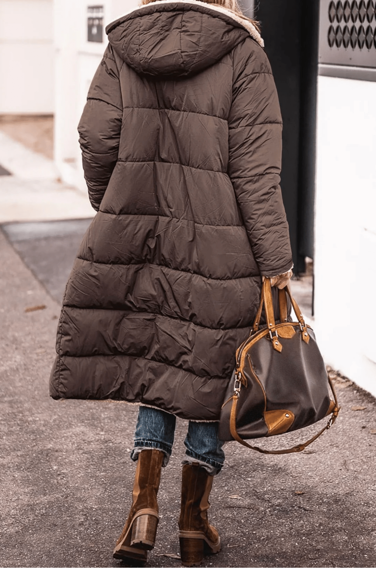 ARAVENA™ | CIEPŁA, DWUSTRONNA KURTKA PARKA Z PODSZEWKĄ SHERPA