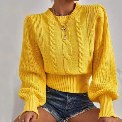 Delilah™ | Sweter z dzianiny skręcanej 