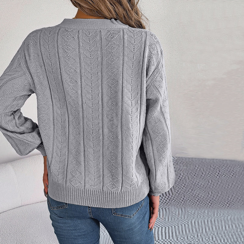 Louisa | Casual Gebreide Kabeltrui