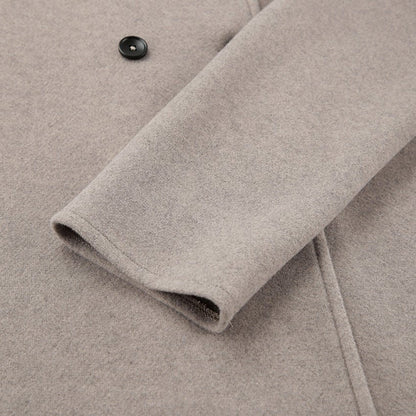 MAURELLE – Płaszcz z dekoltem w serek z mieszanki wełny w stylu vintage