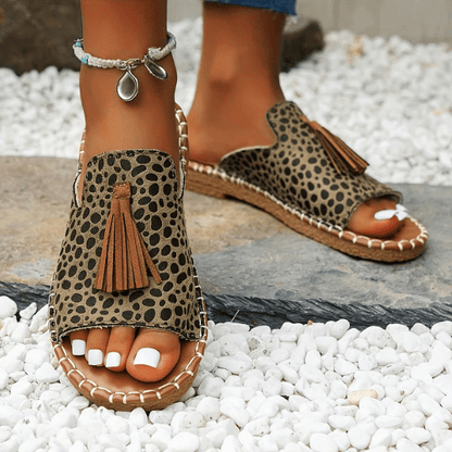 Mireille™ | Sandały ortopedyczne damskie z nadrukiem w stylu boho