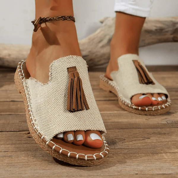 Mireille™ | Sandały ortopedyczne damskie z nadrukiem w stylu boho