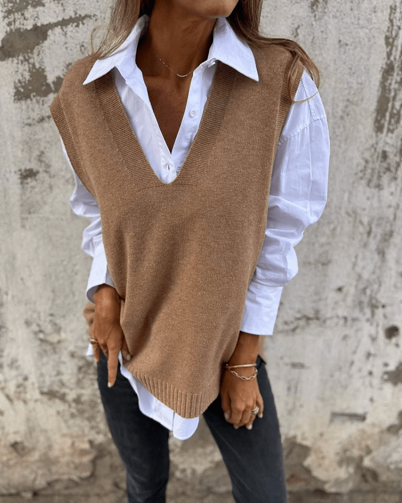 Nola | Chique Gebreid Dames Vest