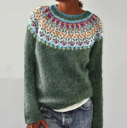 Noëlla™ | Retro Dames Herfsttrui